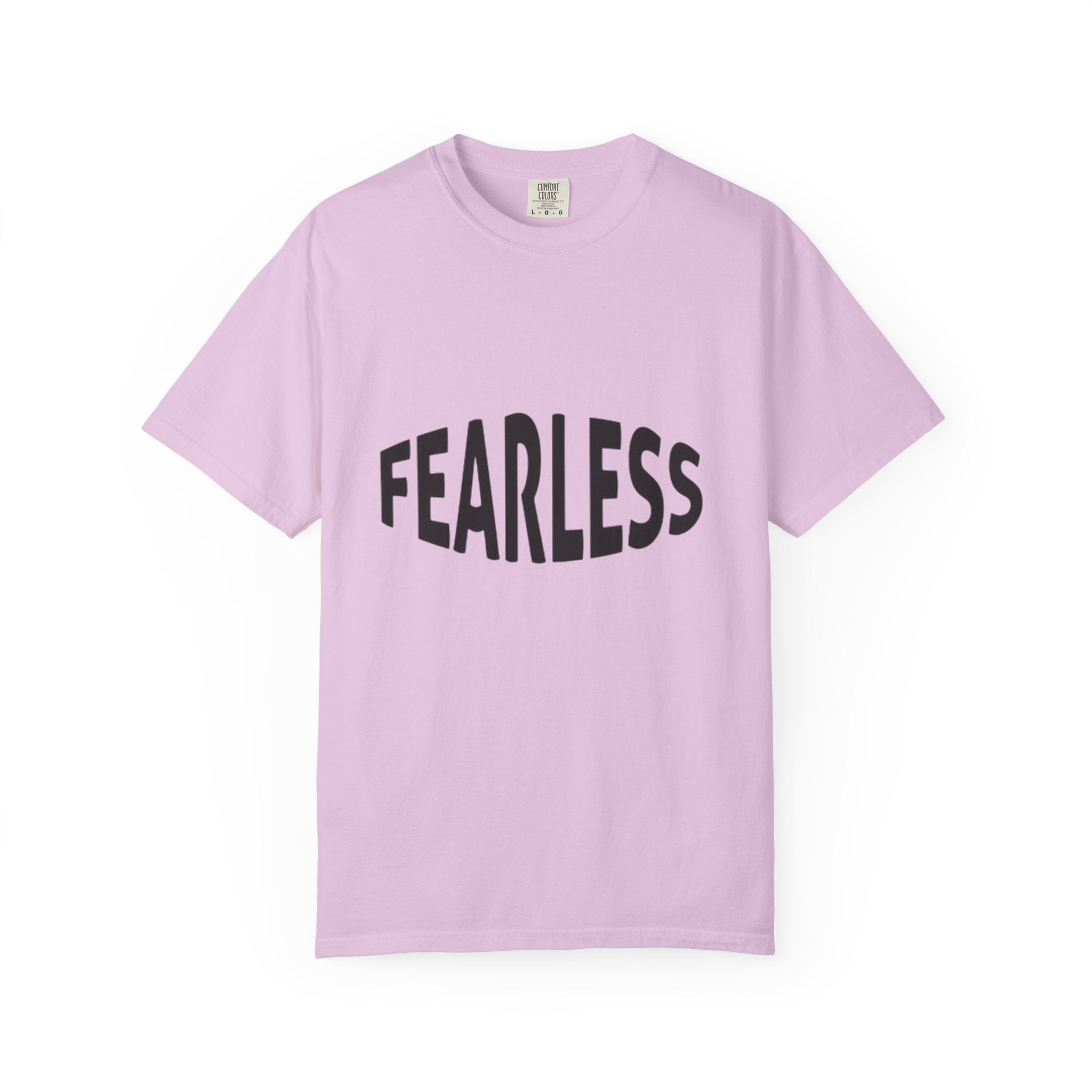Fearless Graphic T-Shirt — Motivational Bold Typography Tee
