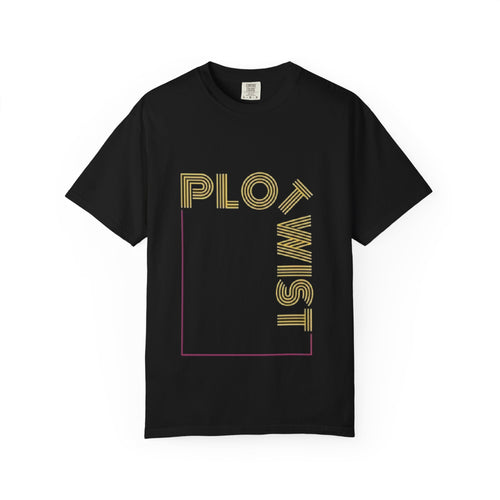 Plot Twist T-Shirt — Retro Geometric Graphic Tee