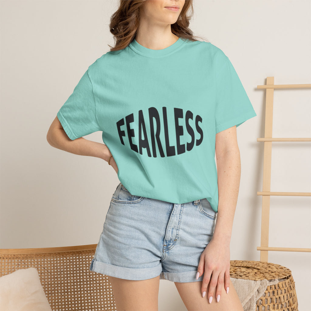 Fearless Graphic T-Shirt — Motivational Bold Typography Tee