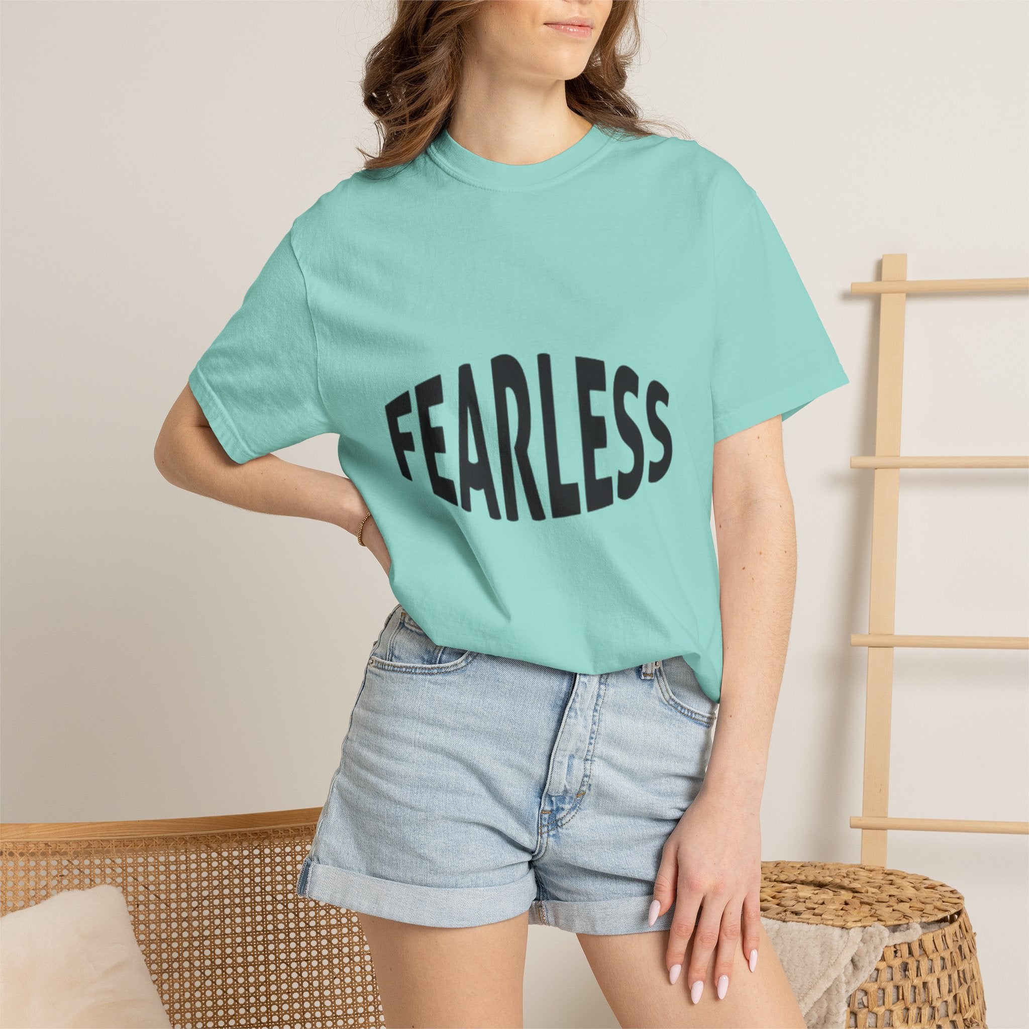 Fearless Graphic T-Shirt — Motivational Bold Typography Tee